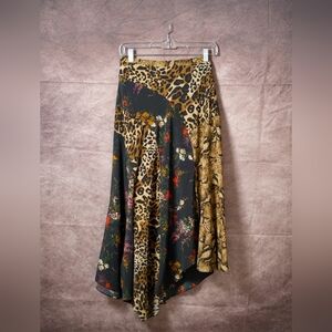 Cupio Multicolor Animal Print Maxi Skirt